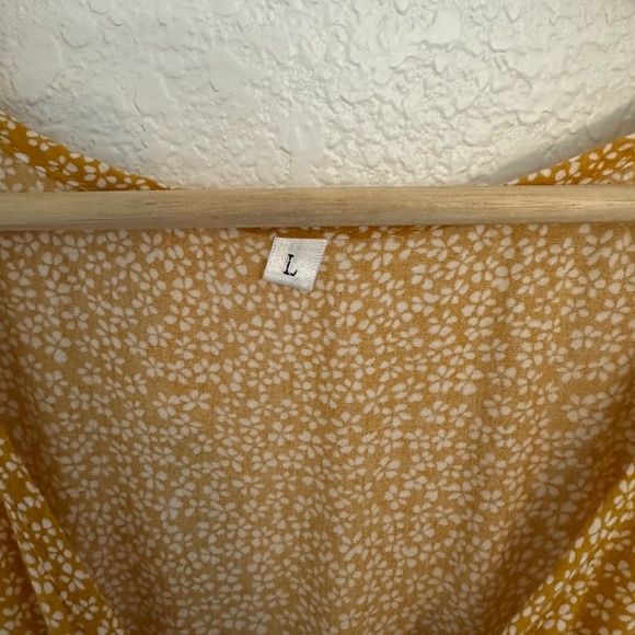 Women's V Neck Short Sleeve Wrap Maxi Nursing Maternity Dress - Picture 4 of 4